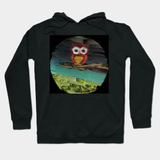 An Owl on A Branch Hoodie